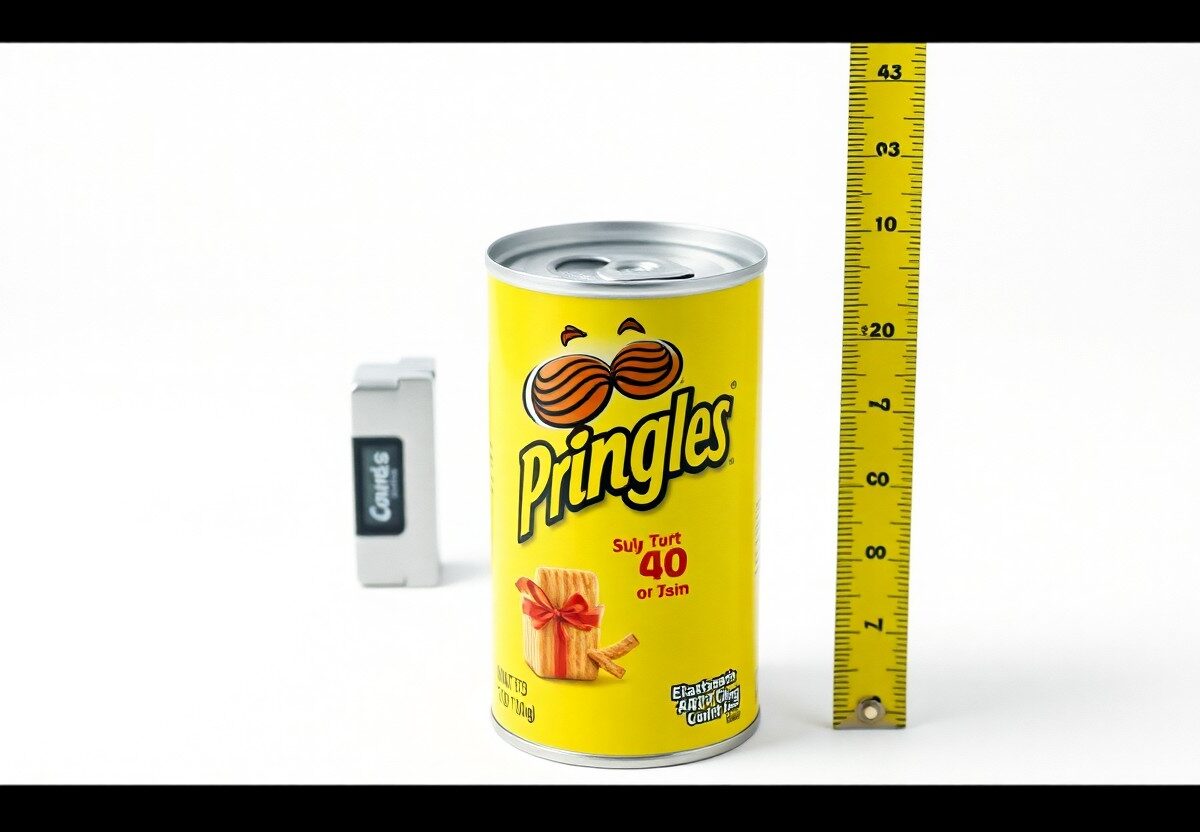 how big is a pringles can