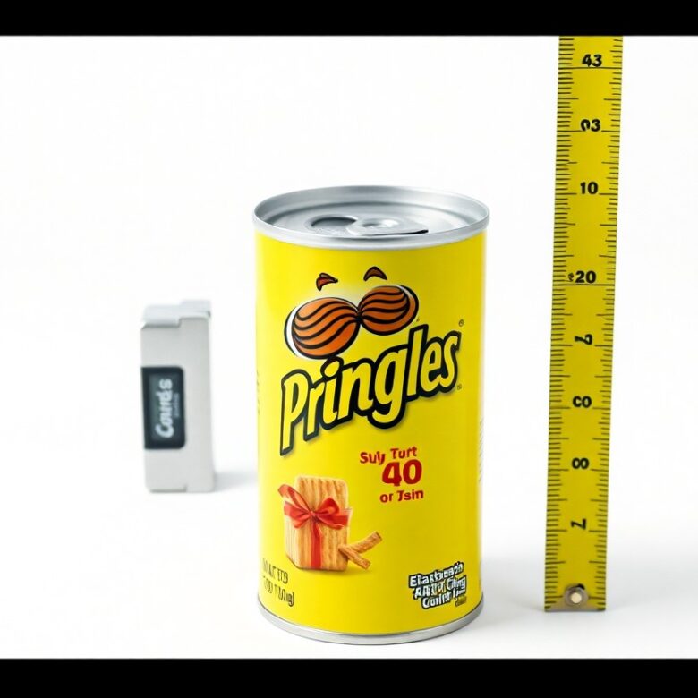 how big is a pringles can