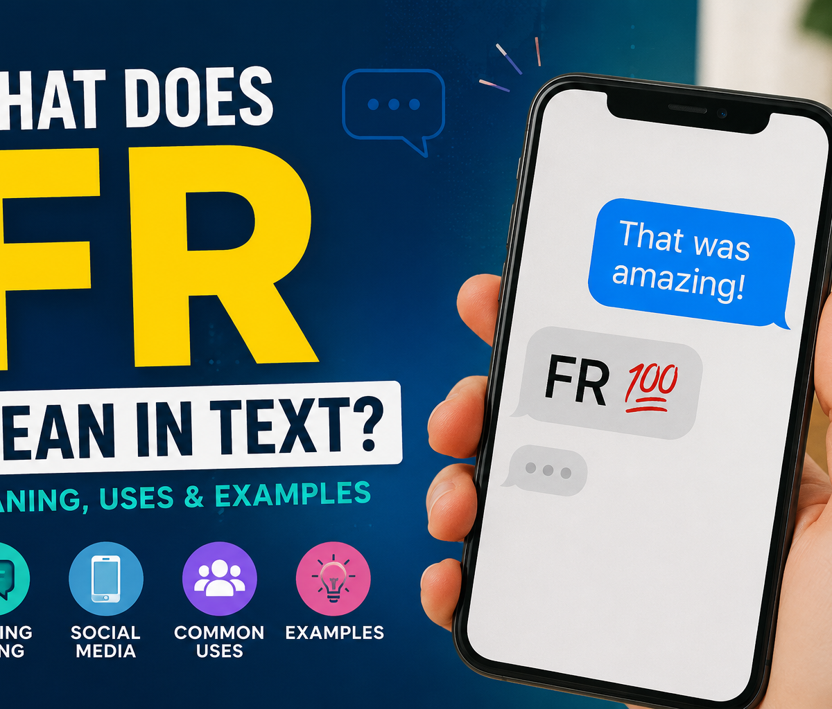 what does fr mean in text