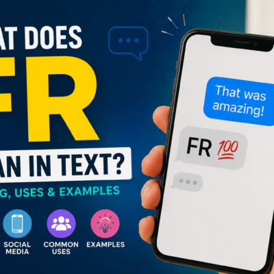 what does fr mean in text