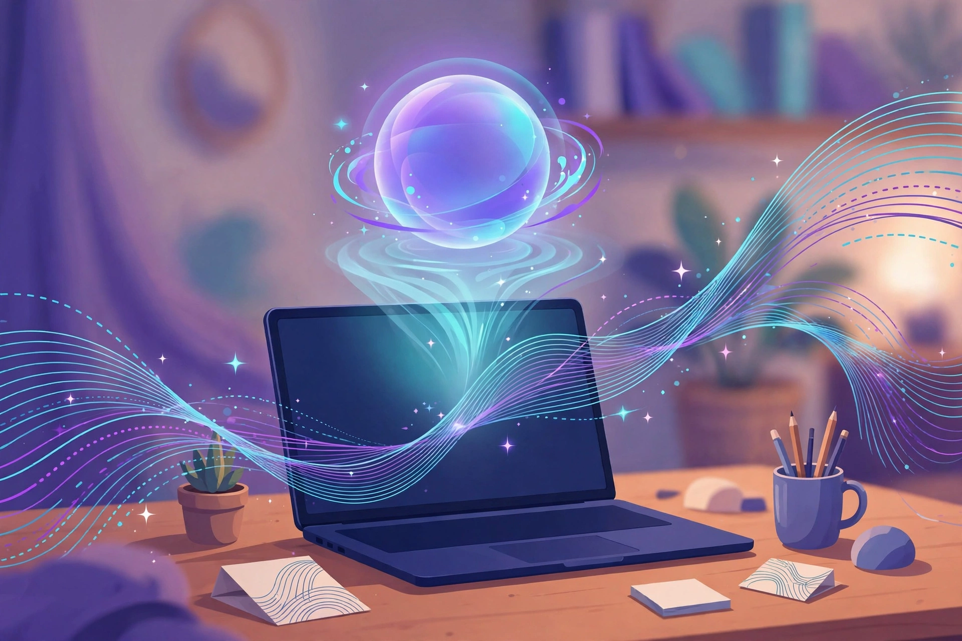 AI writing assistant helping draft an article on a laptop, best AI writing tools 2026