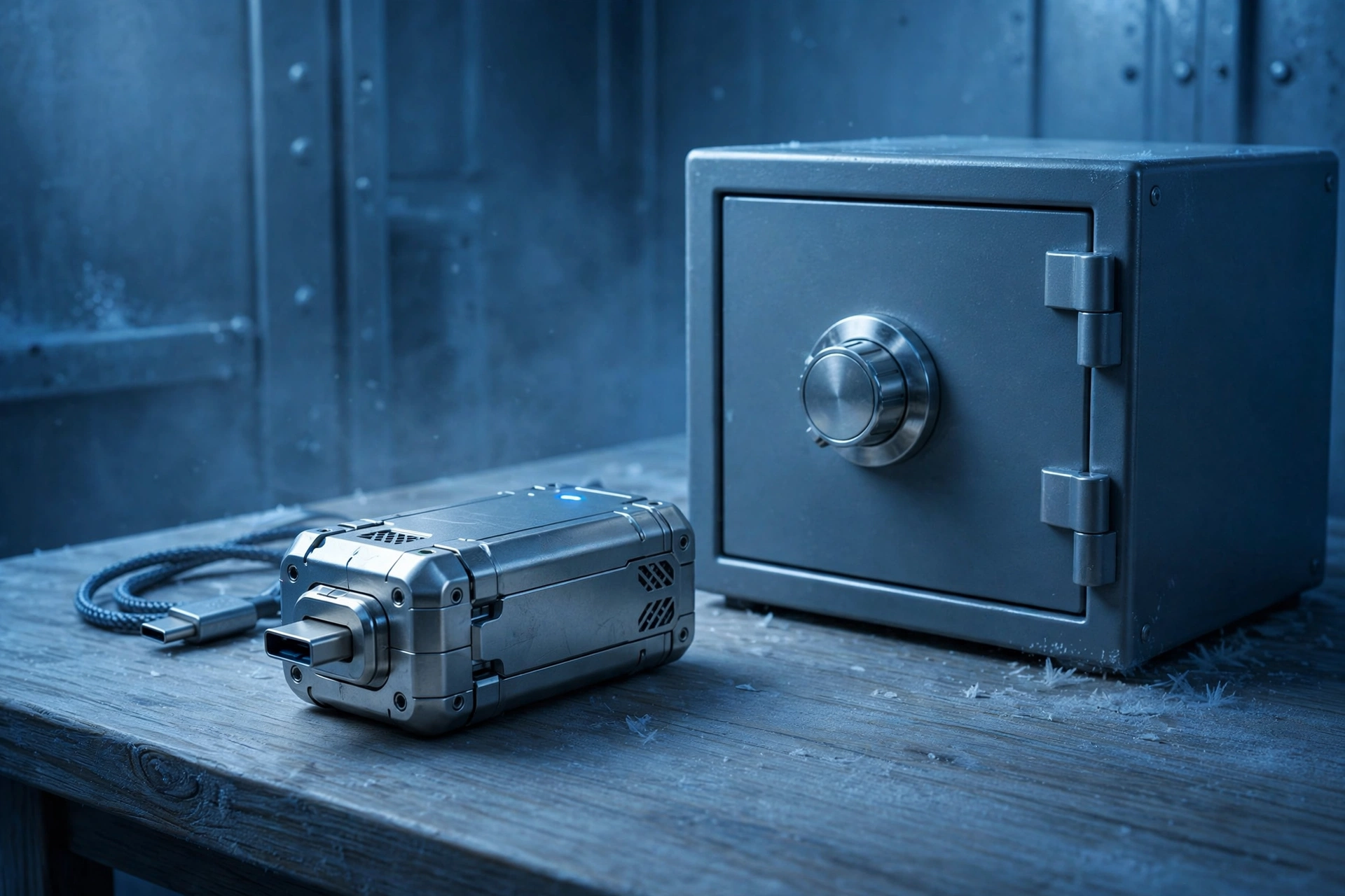 Cold crypto wallet hardware device offline storage explained