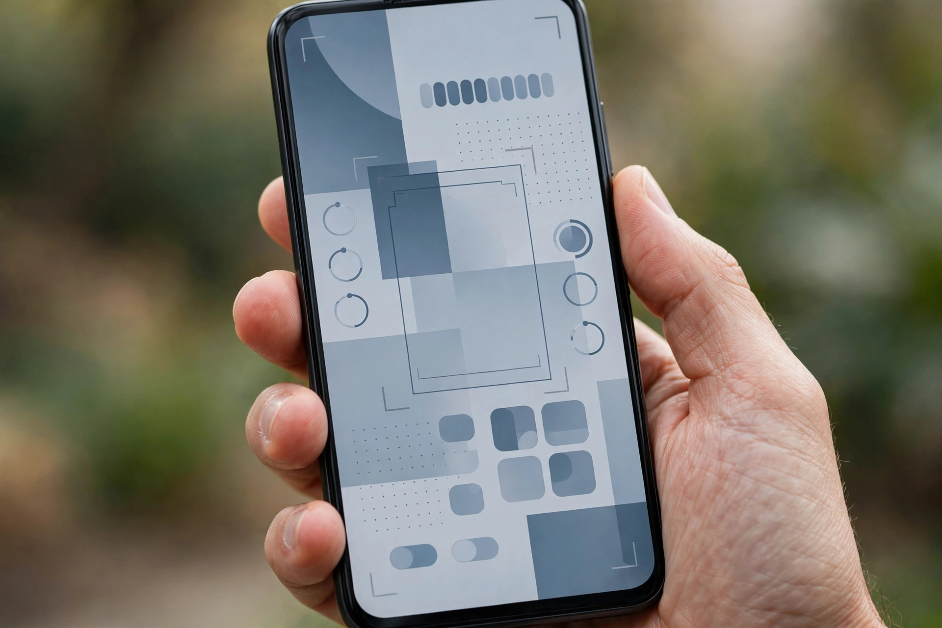 Smartphone showing Facebook page creation steps in the mobile app