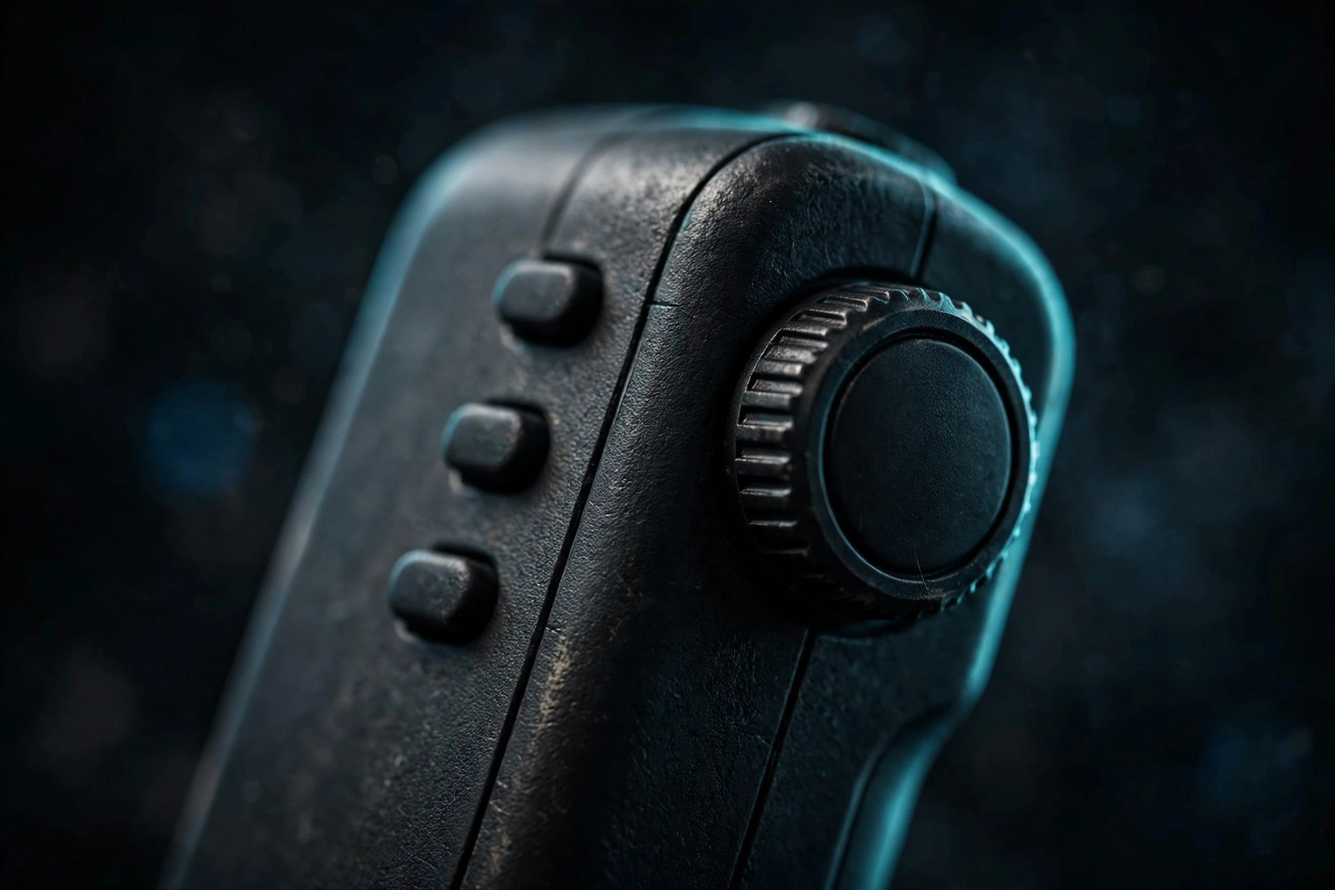 Close-up of a vape device control dial for adjusting wattage settings