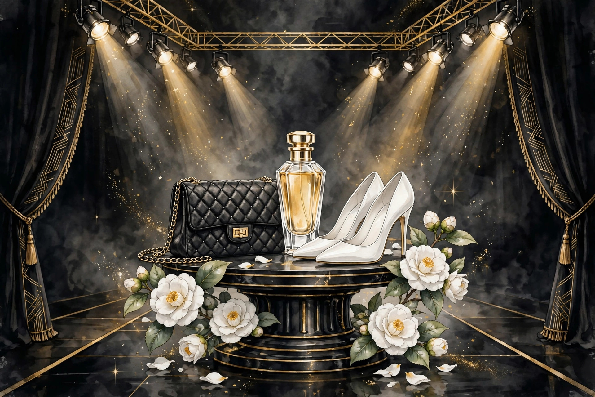 Jennie Kim fashion ambassador concept: runway, designer handbag and perfume for her luxury brand deals
