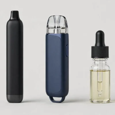 Disposable vape compared with refillable vape kit