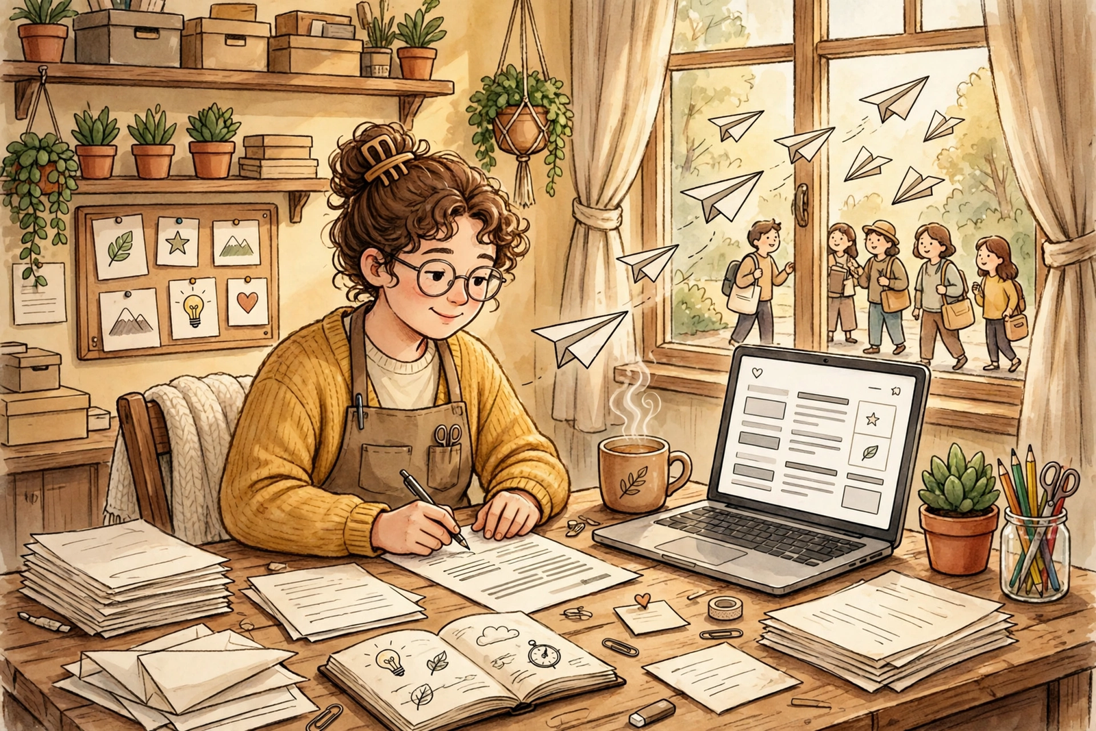 Small brand publishing helpful content to attract readers