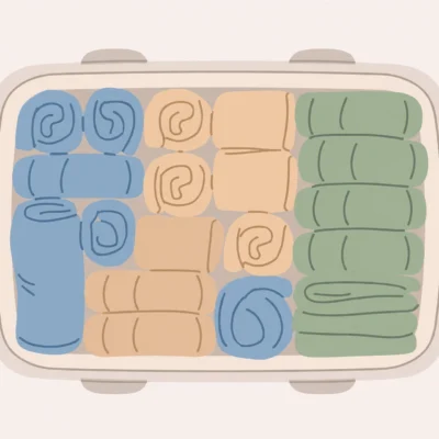 How to pack light for a week with a carry-on suitcase