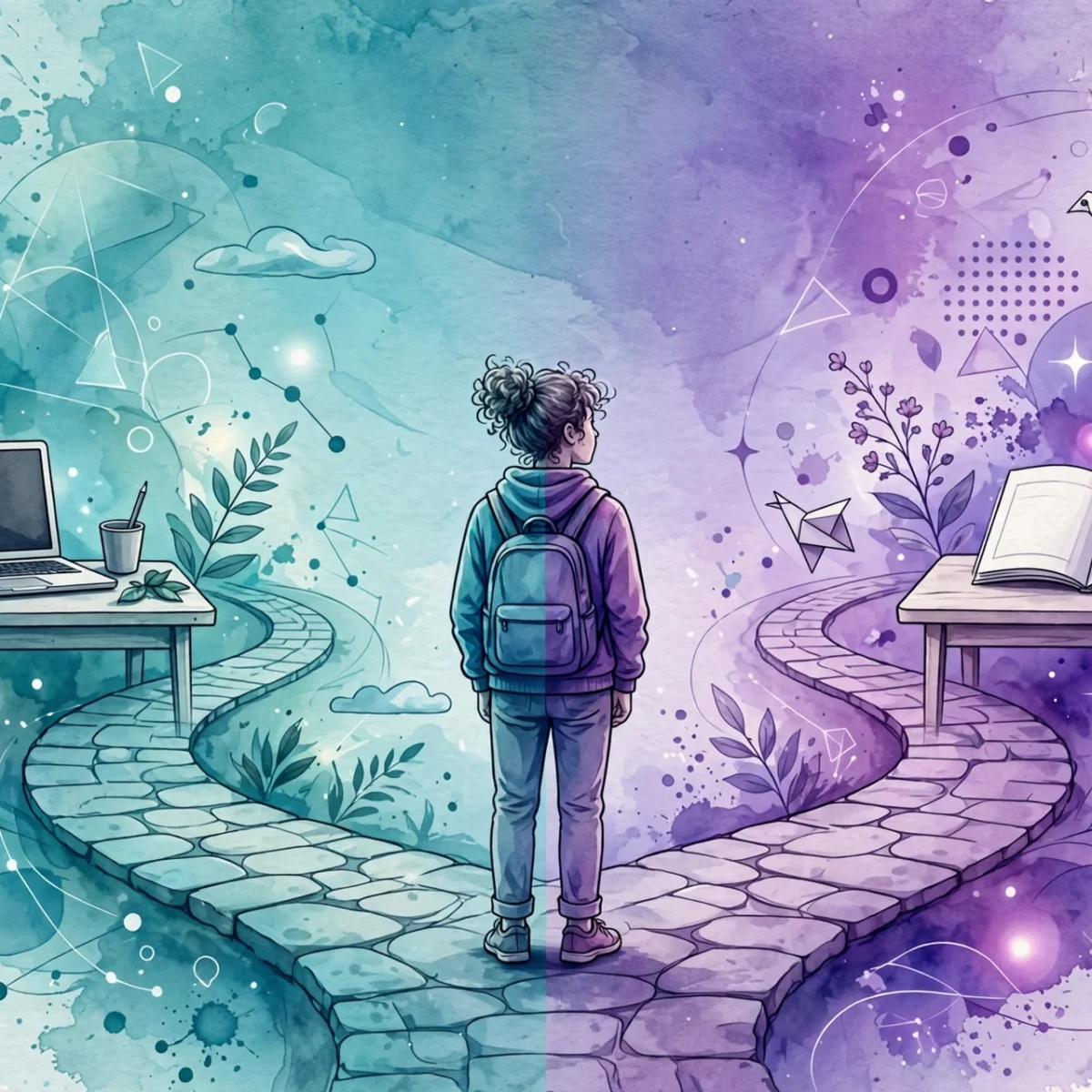 Student choosing between the SAT and ACT college entrance exams