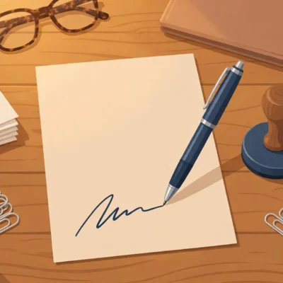 What is a DBA: signing an official business document