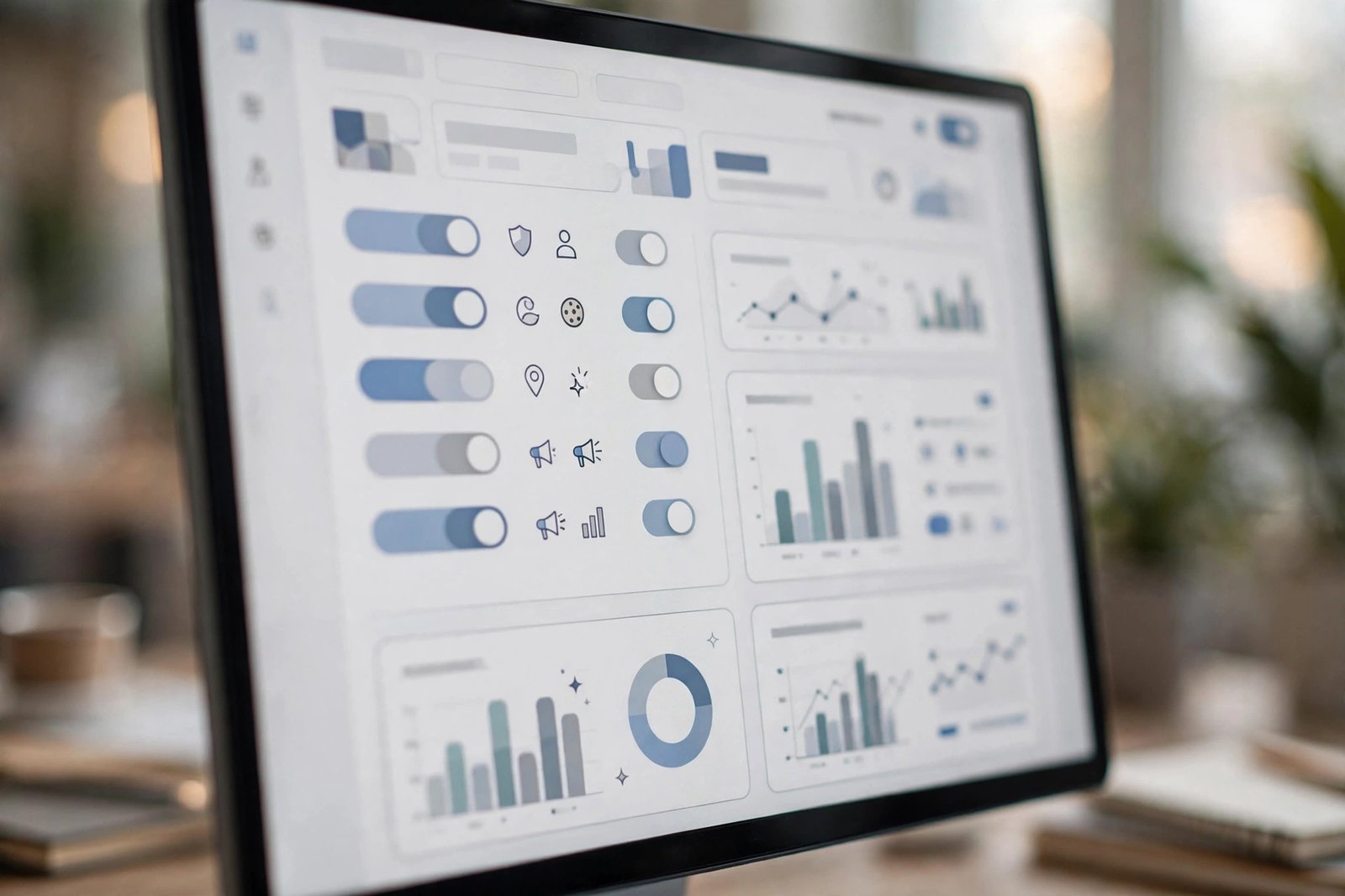 Enterprise consent management dashboard showing customer privacy preferences and data records