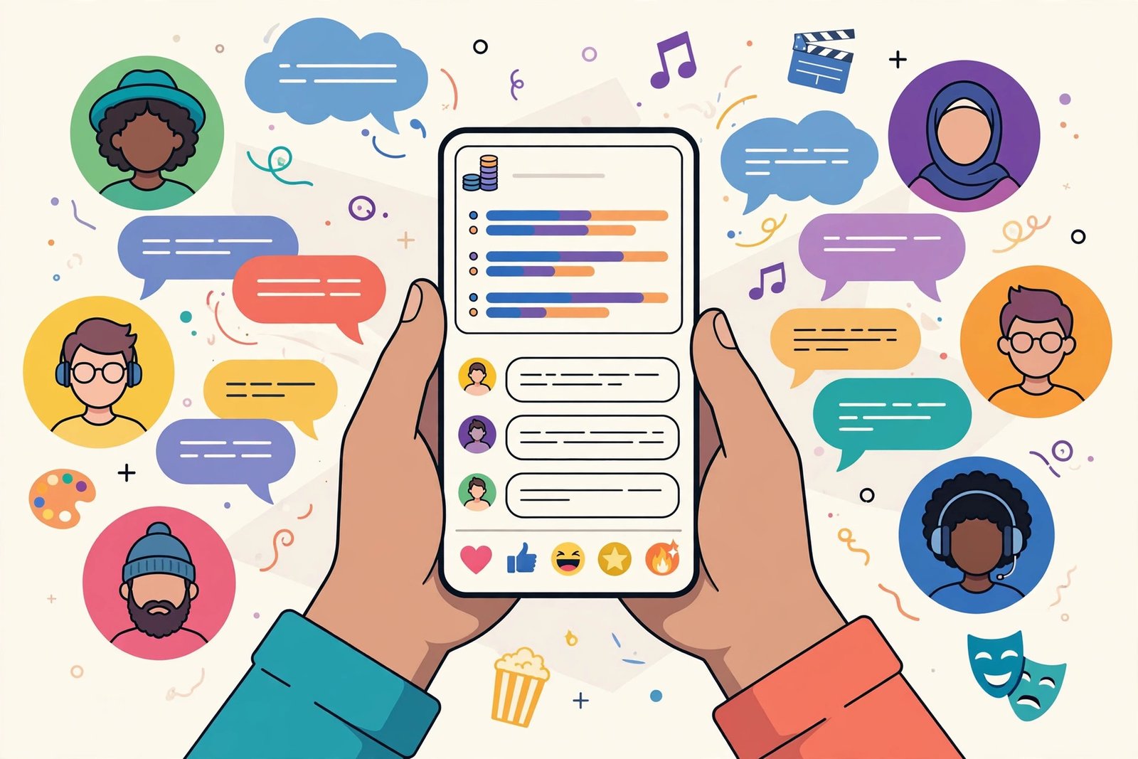 Sosoactive platform features: polls, discussions and community engagement on mobile