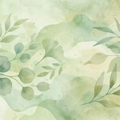 Abstract green botanical leaf pattern illustrating CBD full spectrum vs broad spectrum vs isolate types