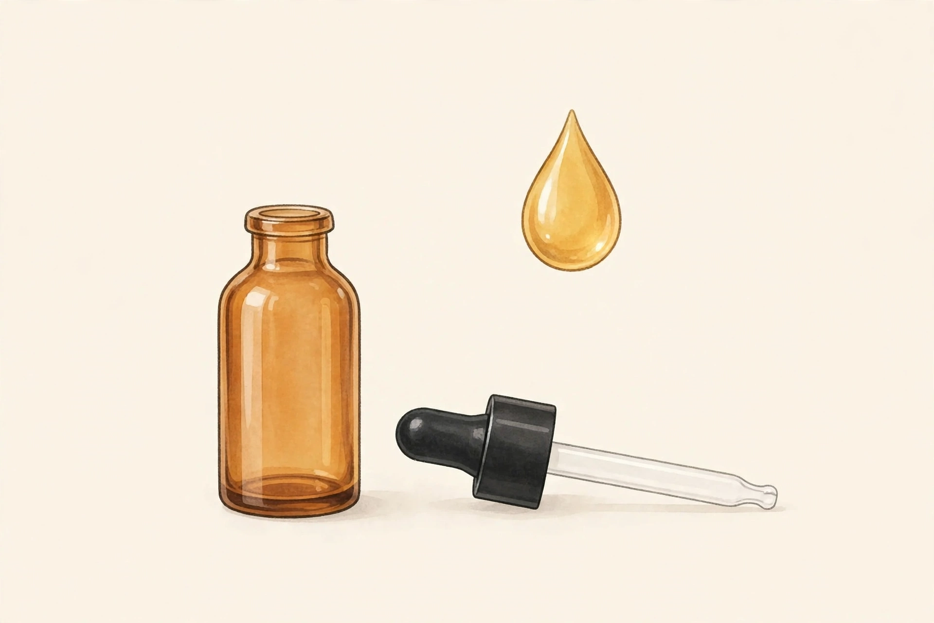 Amber CBD oil tincture bottle with dropper illustrating sublingual dosing and faster absorption