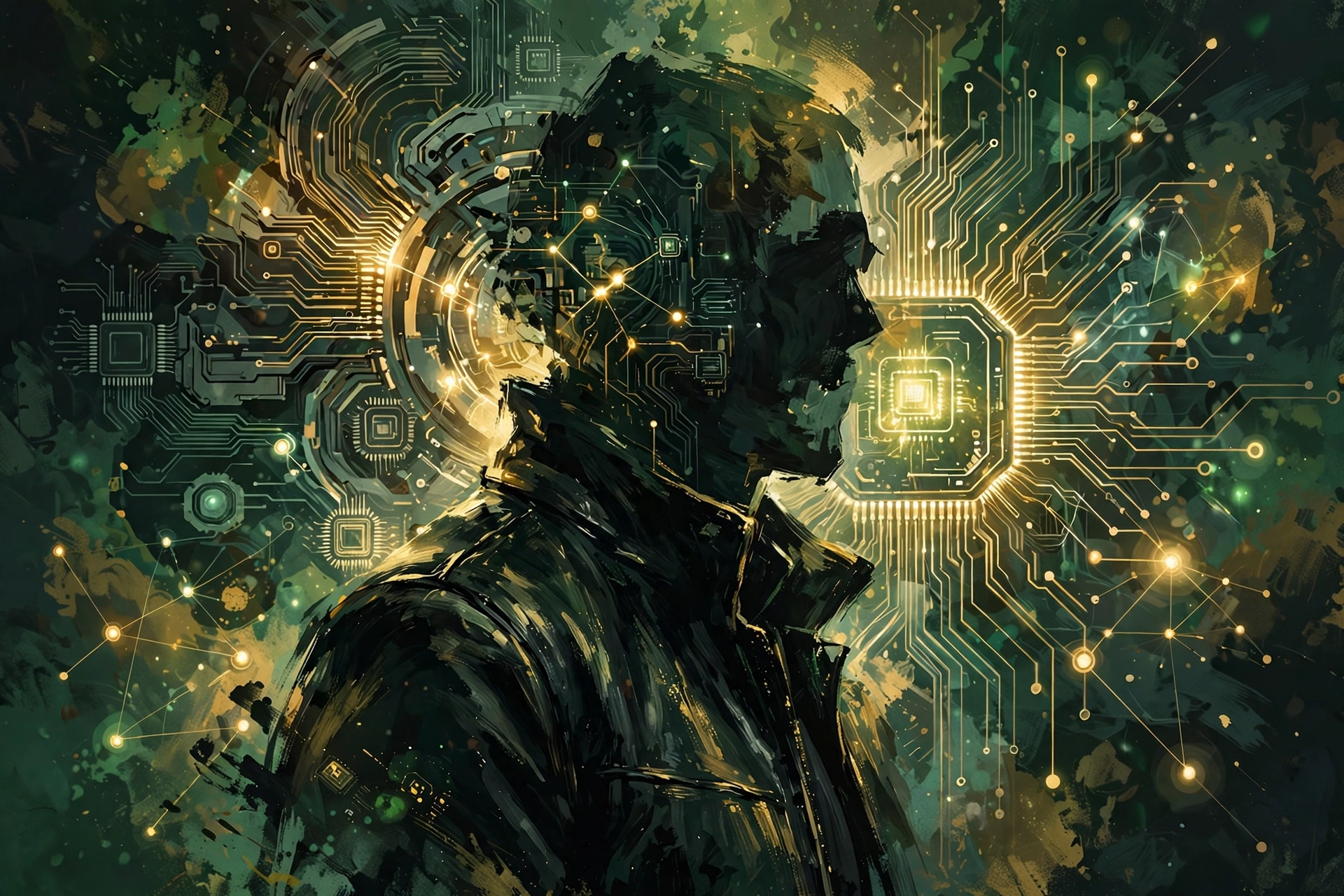 Stylized digital illustration portrait inspired by tech CEO for Jensen Huang net worth 2026