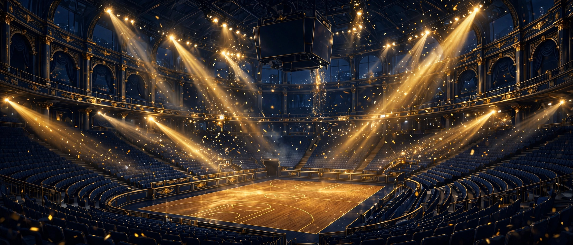 LeBron James net worth 2026 illustrated by a glowing basketball arena symbolizing his billion dollar fortune