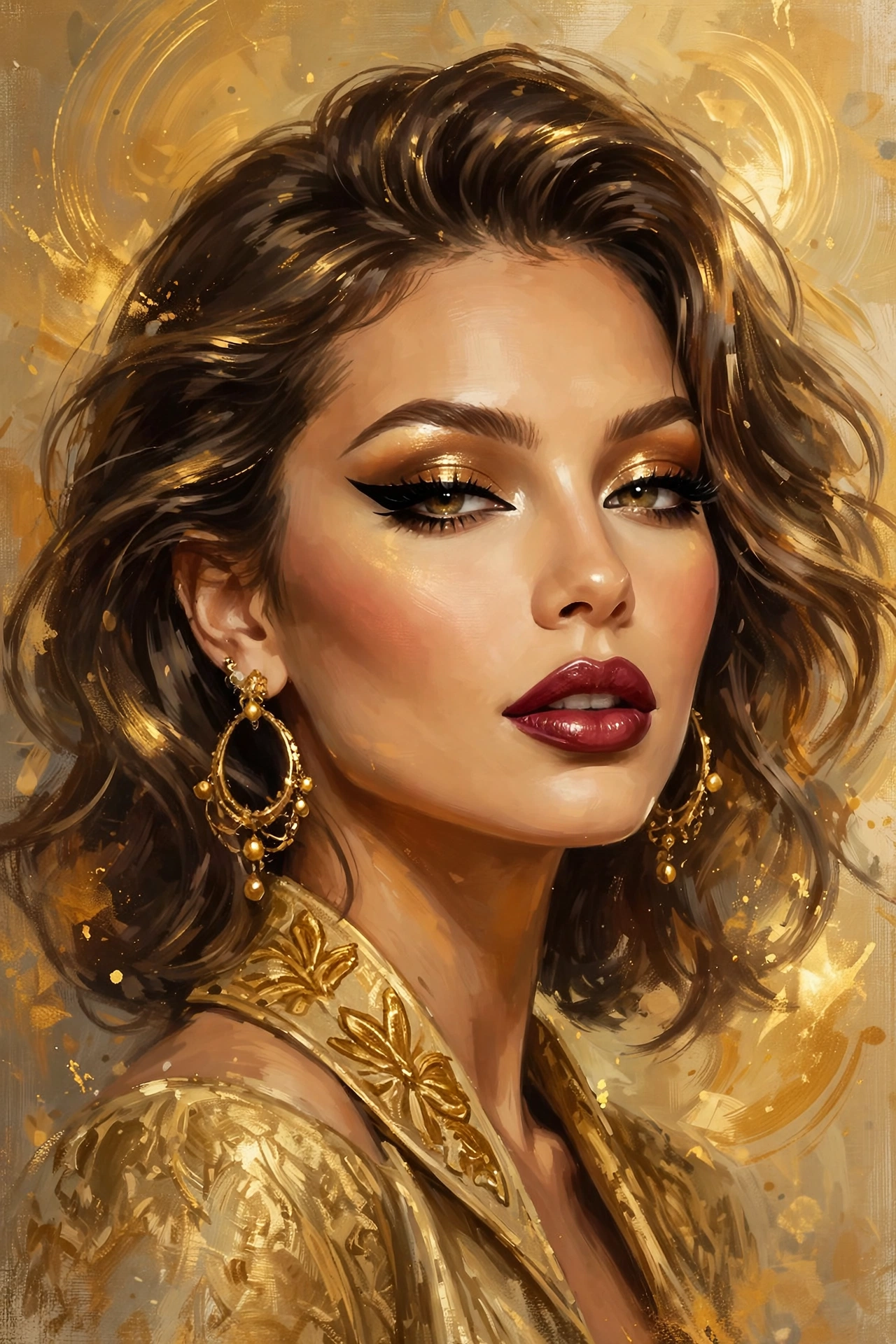 Stylized digital illustration portrait inspired by Rihanna for Rihanna net worth 2026