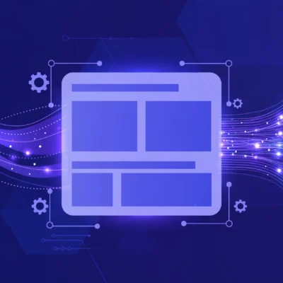 Illustration explaining what programmatic SEO is: data-driven page generation at scale